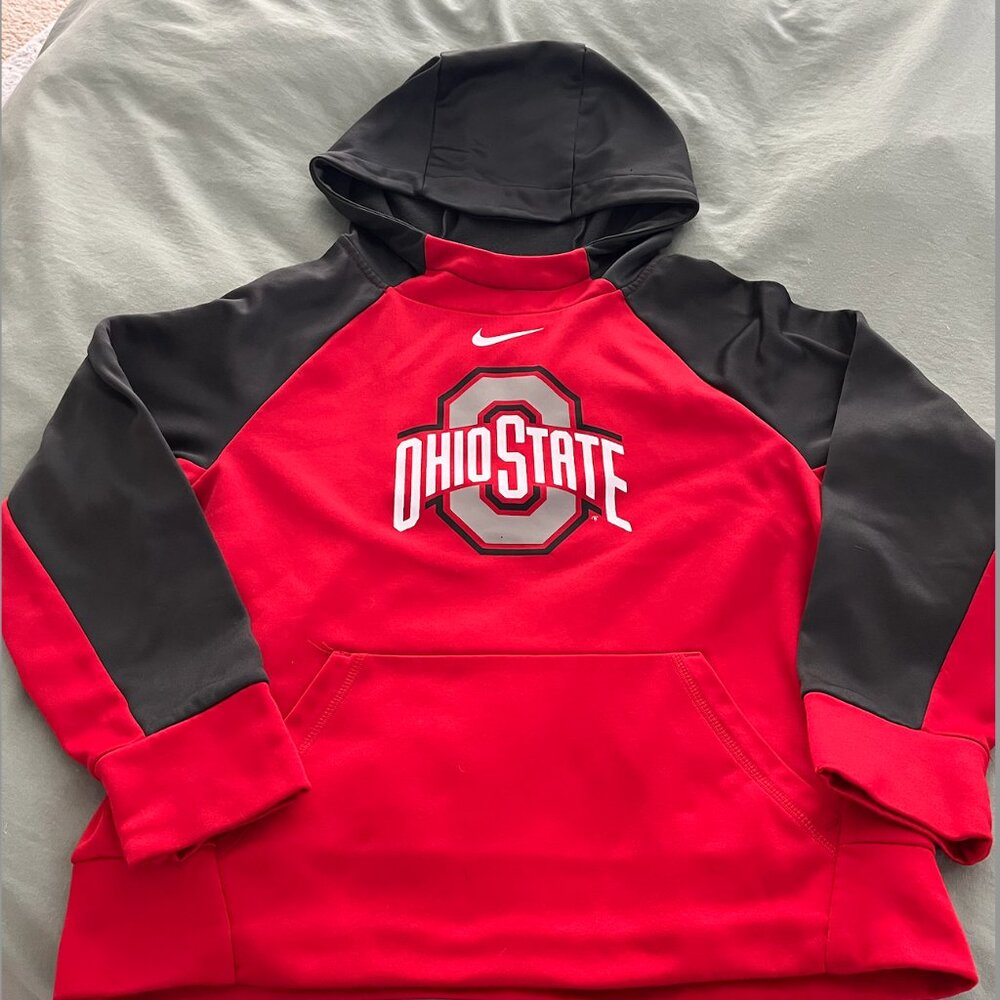 EUC OSU Buckeyes Nike Hooded Pullover